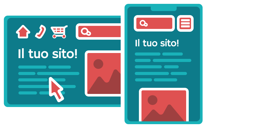 sito web ottimizzato per mobile